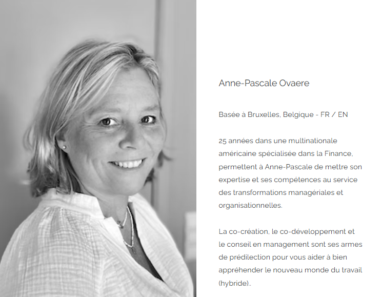 Portrait of Anne-Pascale Ovaere