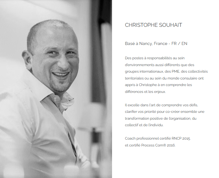 Portrait of Christophe Souhait